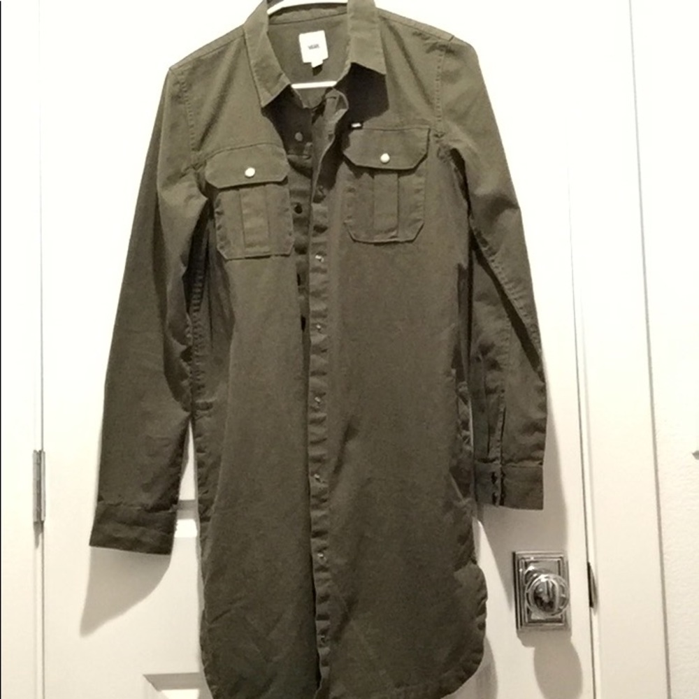 BRAND NEW Vans Green Jacket